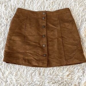 Old Navy Suede Mini Skirt